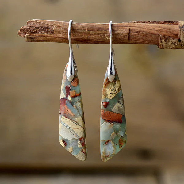 Vintage Nature Stone Earrings