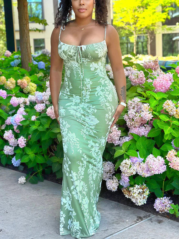 Vogatiques Floral Bustier Sundress
