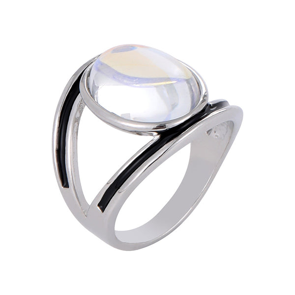 Colorful Moonlight Stone Ring