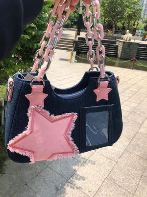 Star Denim Bag