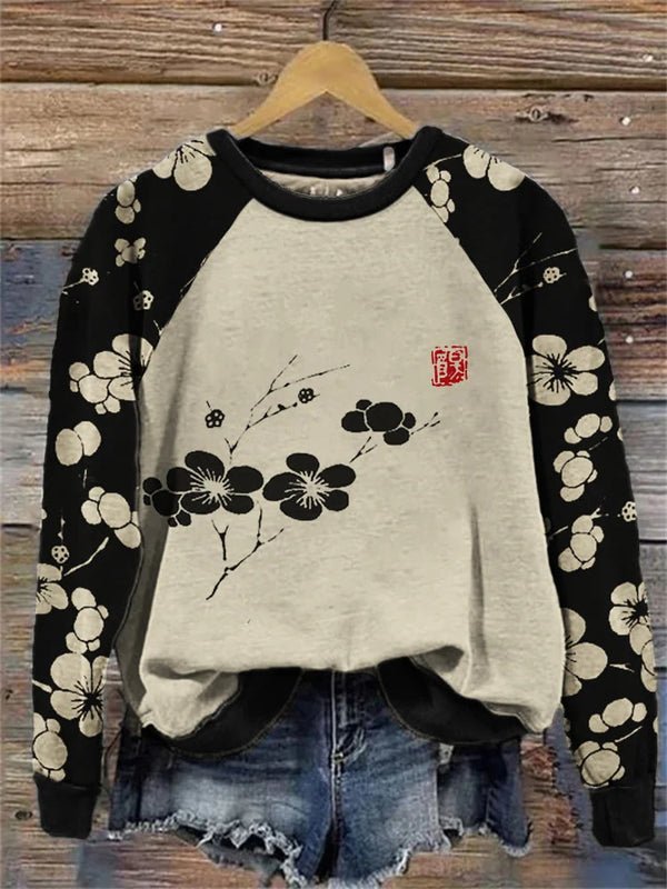 Cherry Blossom Japanese Art Sweatshirt