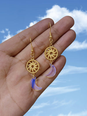 Sun Moon Earrings