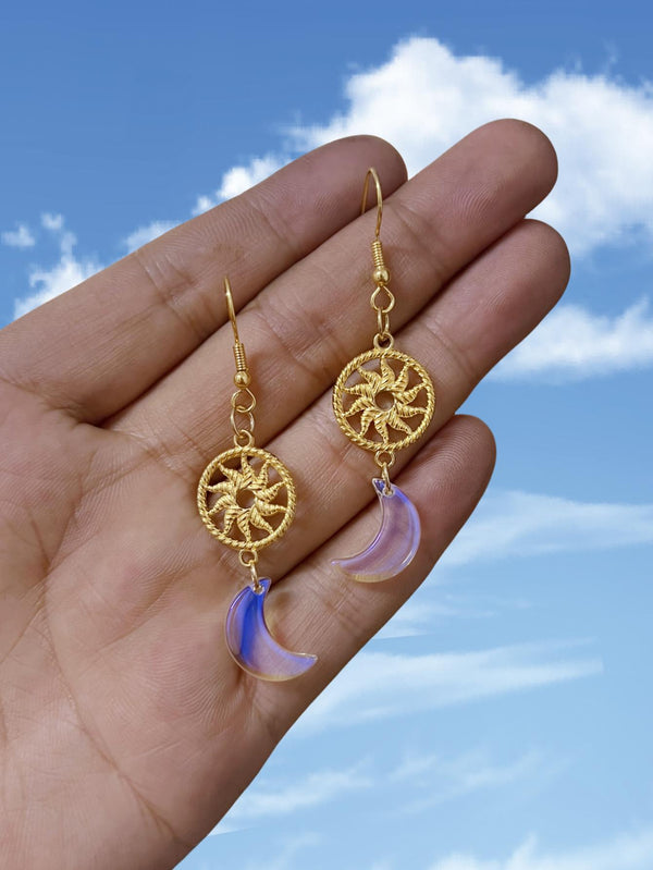 Sun Moon Earrings