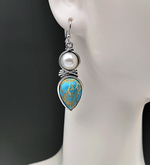 Turquoise earrings