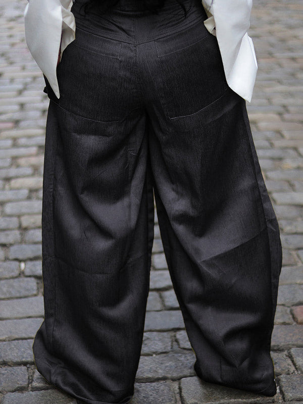 Cargo Pocket Wide Leg Pants