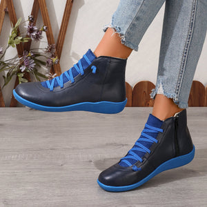 Leather Boots Casual Short Boots