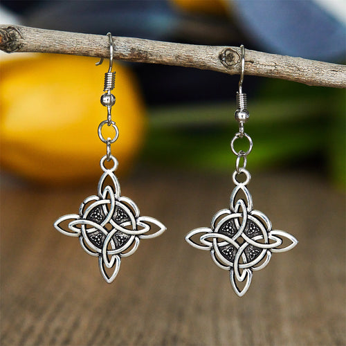 Celtic Knot Pendant Earrings