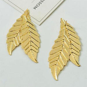 Gold Leaf Earrings