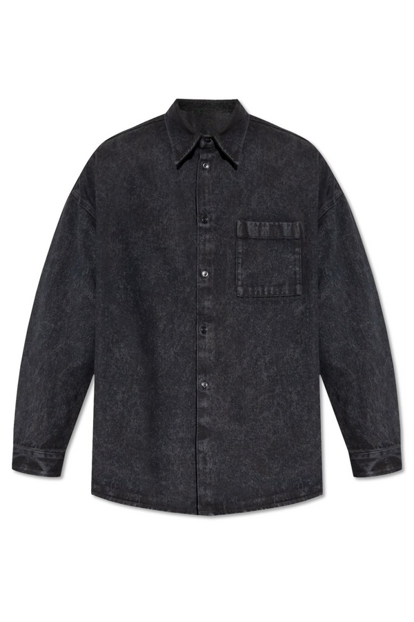 Men's Versatile Vintage Denim Shirt