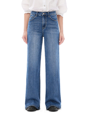 ONESO Classic High Rise Wide Leg Jeans