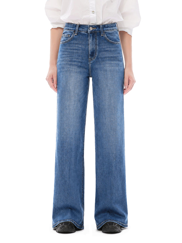 ONESO Classic High Rise Wide Leg Jeans