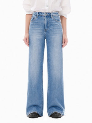 ONESO Classic High Rise Wide Leg Jeans