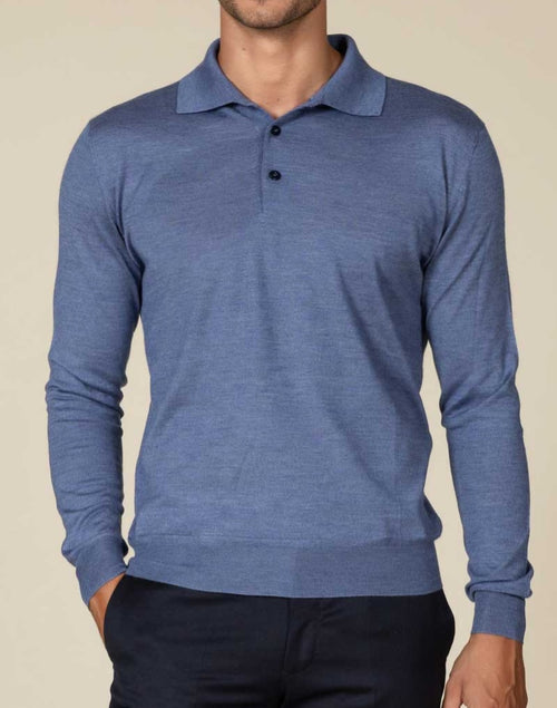 Cashmere Sweater Polo Shirt