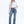 Women High Rise Stretch Straight Leg Distressed  Grinding Jeans With Side Slits BYT5162