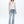 Women Mid Waisted Stretch Flare Jeans With Clean Hem BYF1023