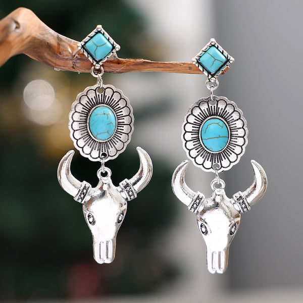 Retro Turquoise Earrings