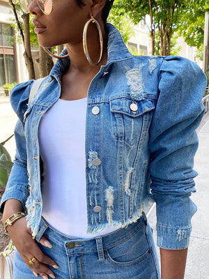 Crop Denim Jacket