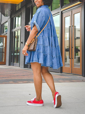 Denim Loose Fit Dress