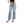 Women High Rise Stretch Wide Leg Side Slit Grinding Jeans BYW8037