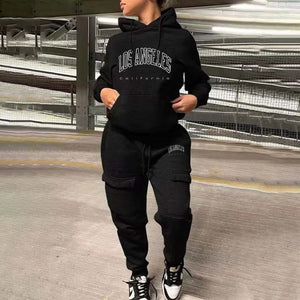 Casual Sweatshirt Two Piece Sports Set