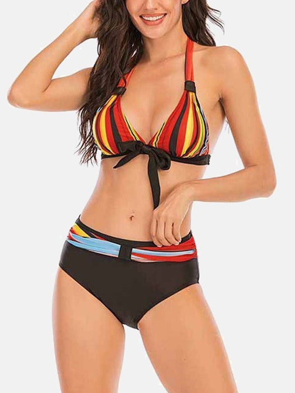 Halter Bikini Swimsuit With Pad