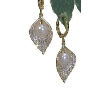 Vintage Drop Pearl Earrings