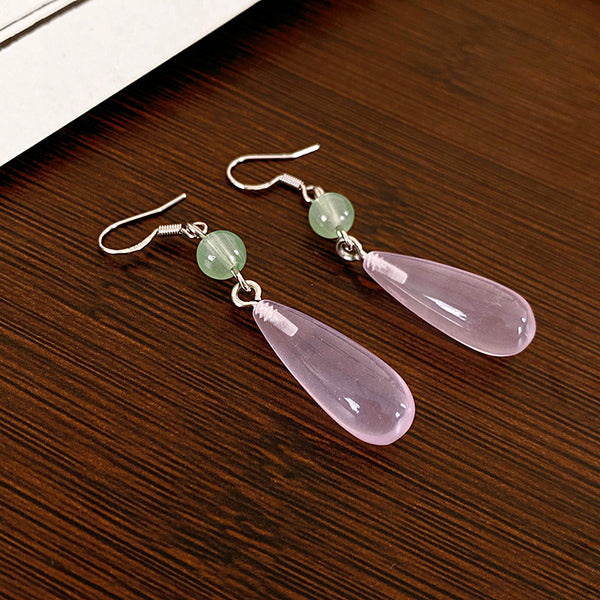 Resin Water Droplet Earrings