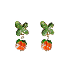 Persimmon Ruyi Earrings