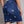 Printed Denim Long Skirt