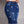 Printed Denim Long Skirt