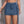 Summer Fashion Suspender Denim Shorts