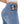 Women High Waist Stretch Flared Jeans with Butterfly Lace Embroidery Stylish-SH25F04