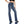 Women High Waist Vintage Micro-Flare Stretch Bootcut Flare Sleek & Flattering Retro Jeans-SH25F05