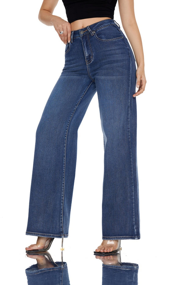 Women Straight Leg Baggy Jeans