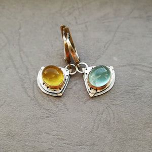 Cat's Eye Stone Earrings