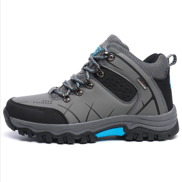 Men's outdoor hiking shoes Sports running men Plus size high top shoes