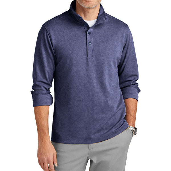 Men's Basic Vintage Polo Long Sleeve