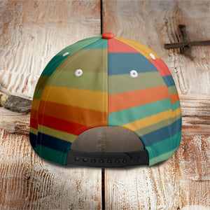 Rainbow Cat Print Cap