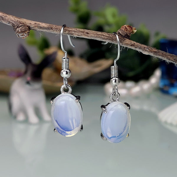 Retro Moonlight Stone Earrings