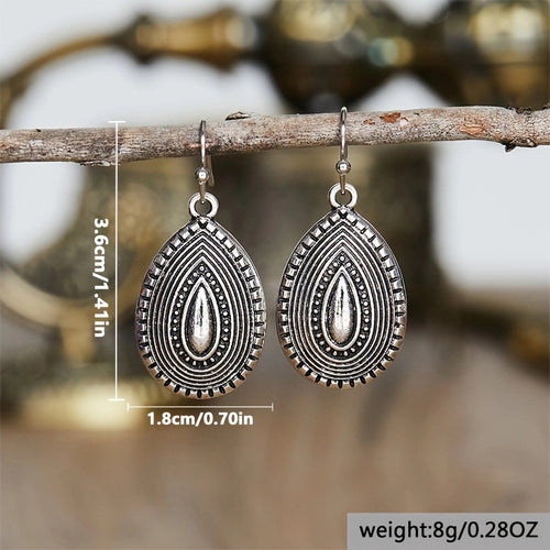 Droplet Pattern Earrings