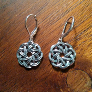 Celtic Knot Levered Earrings