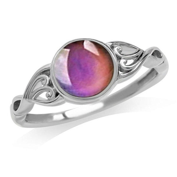 Retro warm color changing ring