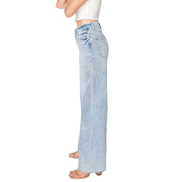 High Waisted Wide Leg Jeans BYW8101