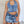 Denim Halter Top Cross Skirt Set