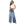 Women High Rise Stretch Straight Leg Baggy Jeans SH25F012