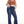 Women High Rise  Stretch Flare Plus Size Jeans  BYF1125