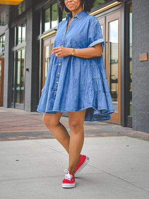 Denim Loose Fit Dress