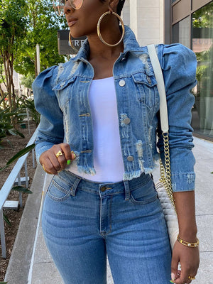 Crop Denim Jacket