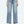 Women High Rise Stretch Wide Leg Side Slit Grinding Jeans BYW8037