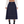 Indigo Elegance Belted A-Line Skirt